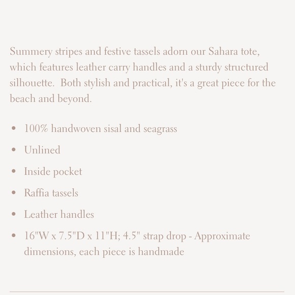 💕 Mar Y Sol Pink Sahara Tote 💕 - Picture 8 of 8